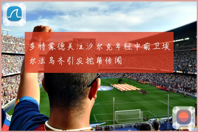 多特蒙德关注沙尔克年轻中前卫埃尔法乌齐引发挖角传闻